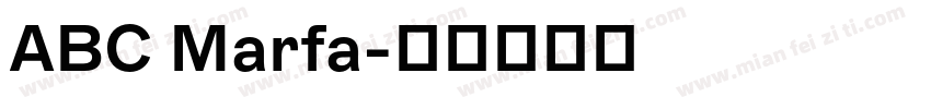 ABC Marfa字体转换